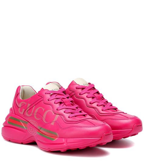 gucci shoes pink sneakers|Gucci rhyton sneakers cheap.